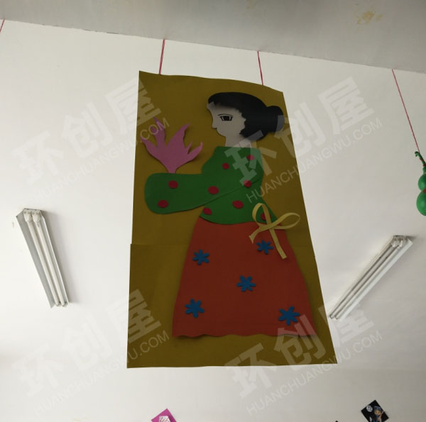 幼儿园少数民族服装吊饰图片