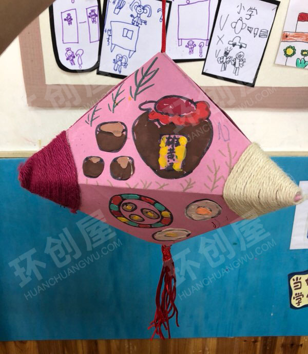 幼儿园端午节自制粽子挂饰图片
