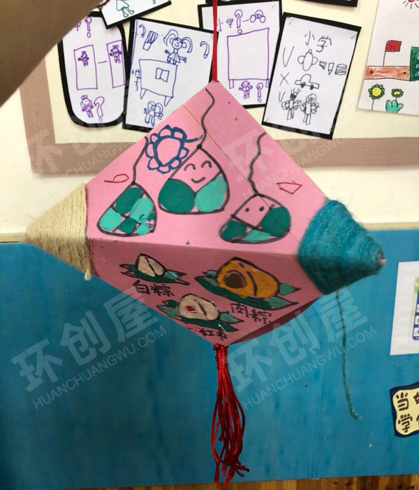 幼儿园端午节自制粽子挂饰图片