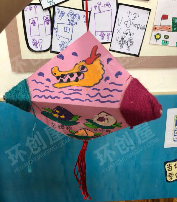 幼儿园端午节自制粽子挂饰图片