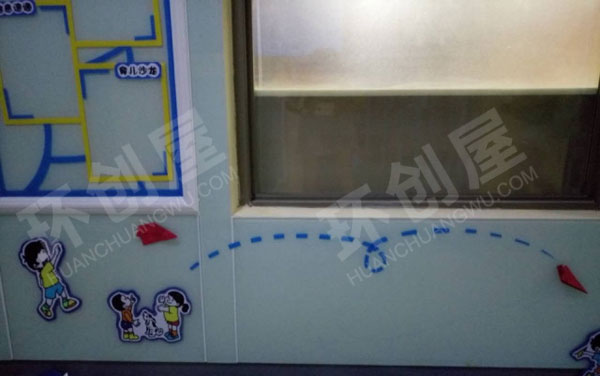 幼儿园走廊海洋风装饰图片