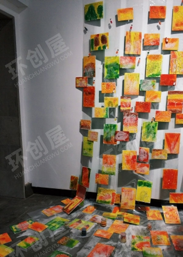 幼儿园各种风格创意美术作品展示图片