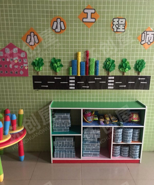 幼儿园建构区小小工程师图片