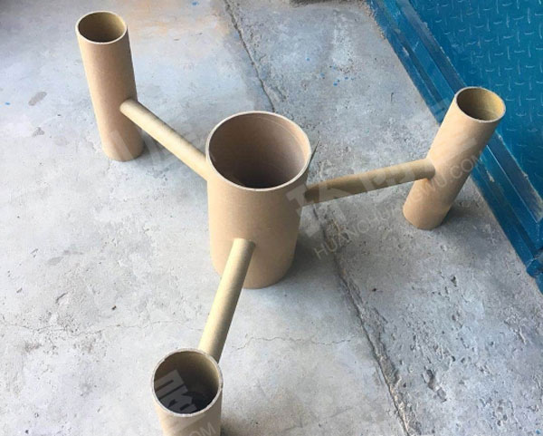 幼儿园建构区创意纸管搭建图片