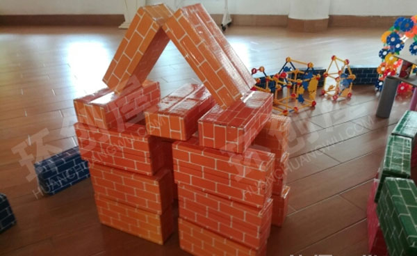 幼儿园建构区结构游戏我心目中的小学图片
