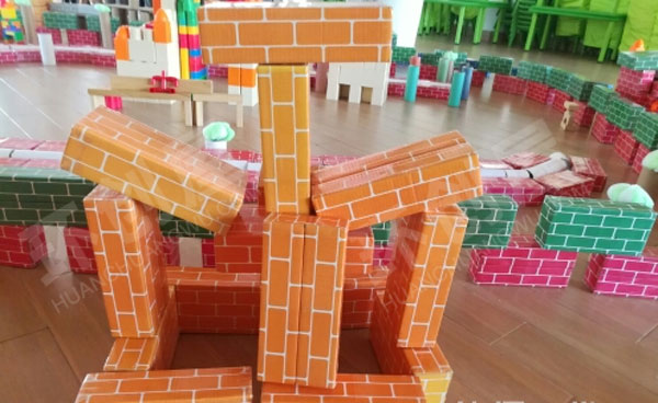 幼儿园建构区结构游戏我心目中的小学图片