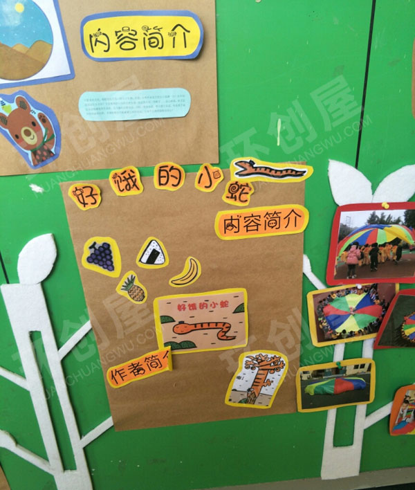 幼儿园好书推荐阅读区图片