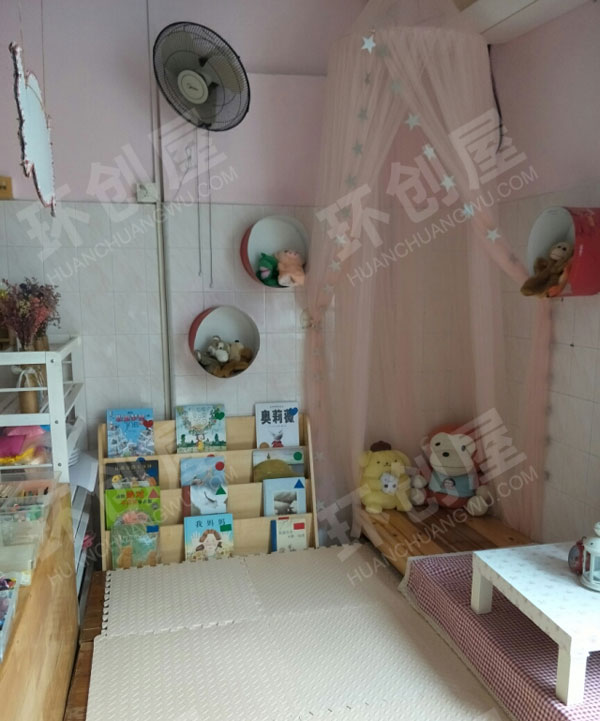 幼儿园阅读区温馨公主风装饰图片