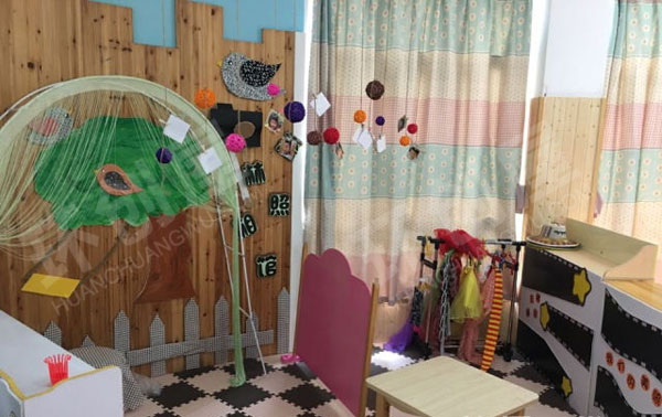 幼儿园角色游戏森林照相馆图片