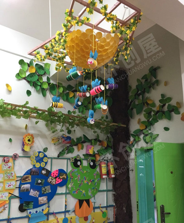 幼儿园我喜欢的可爱小动物主题墙图片