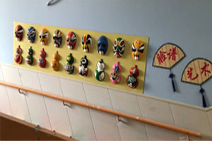 幼儿园楼梯间中国风文化墙面布置图片7张