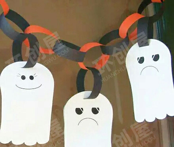 幼儿园万圣节手工吊饰图片