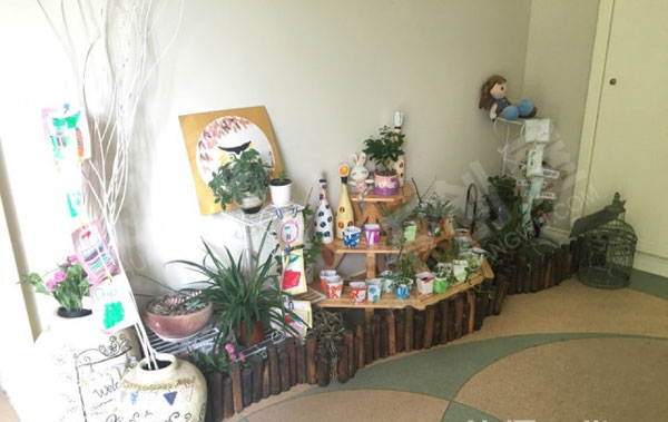 幼儿园大厅走廊田园风格植物图片