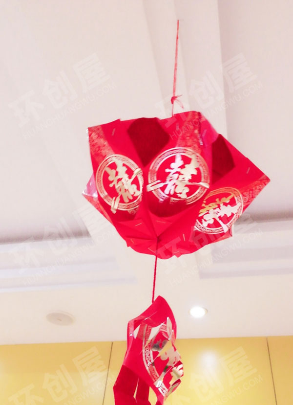 幼儿园走廊红包制作手工灯笼吊饰图片