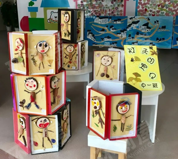 幼儿园秋天的宝贝画展作品图片