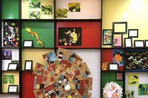 幼儿园创意美术室作品展示图片5张