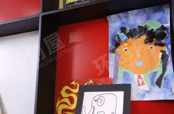 幼儿园创意美术室作品展示图片