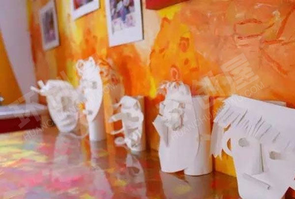 幼儿园创意美术室作品展示图片