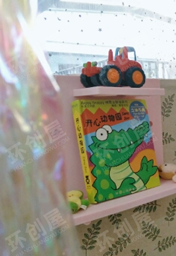 幼儿园阅读区墙面迷你小书架图片