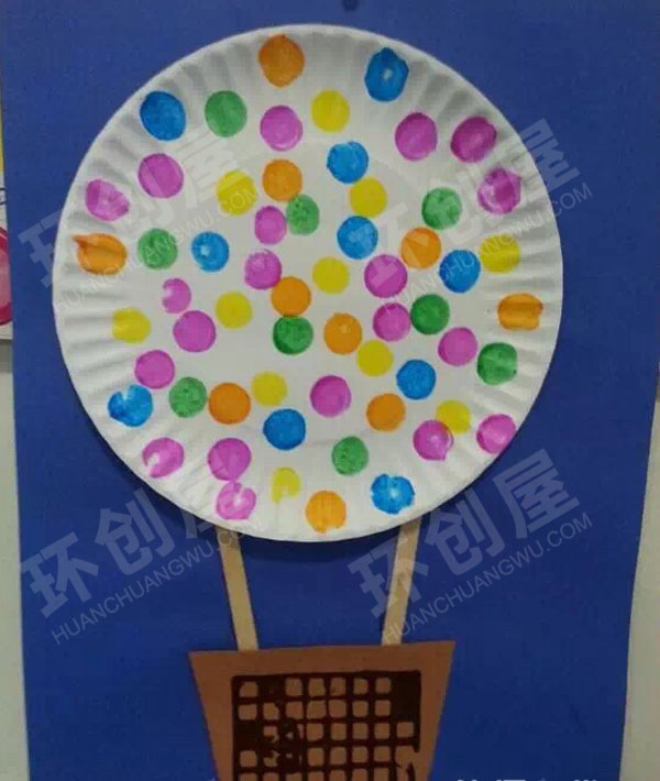 幼儿园美工区夏天创意纸盘作品图片