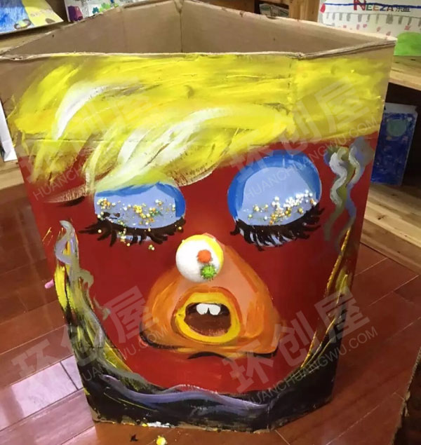 幼儿园美工区印第安人创意作品图片