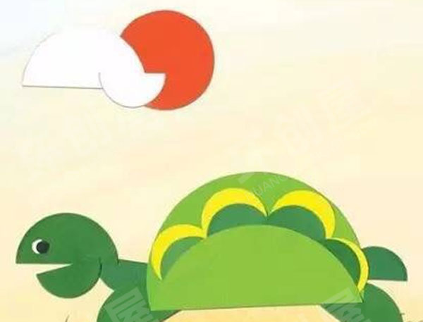 幼儿园美工区夏天各种创意剪贴画图片