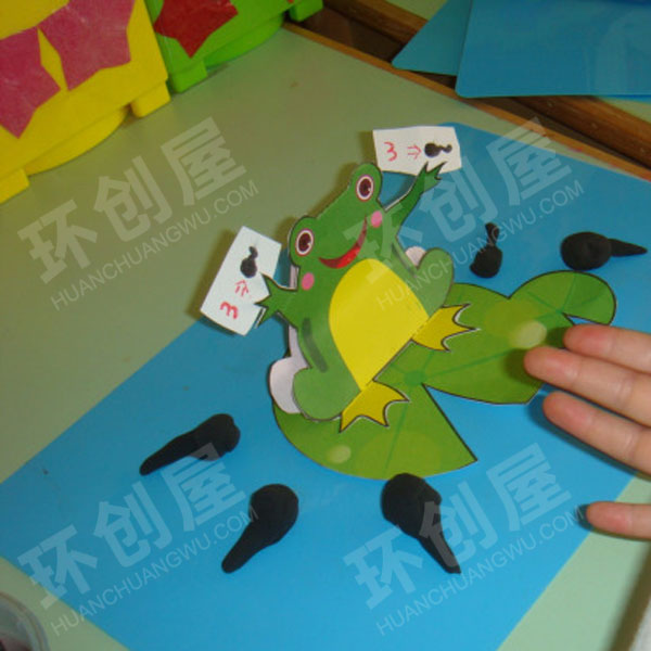 幼儿园益智区材料投放游戏小蝌蚪找妈妈图片