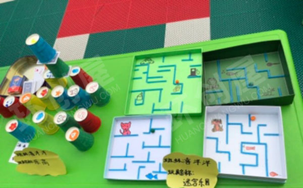 幼儿园益智区各种特色自制教玩具图片