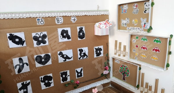 幼儿园益智区墙面益智游戏展板图片