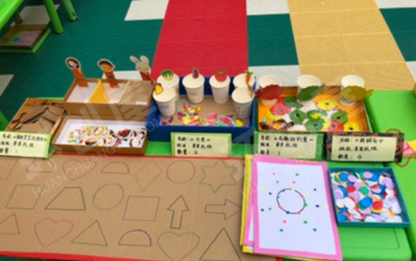幼儿园益智区各种特色自制教玩具图片