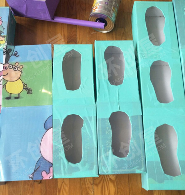 幼儿园益智区自制教玩具废物利用图片