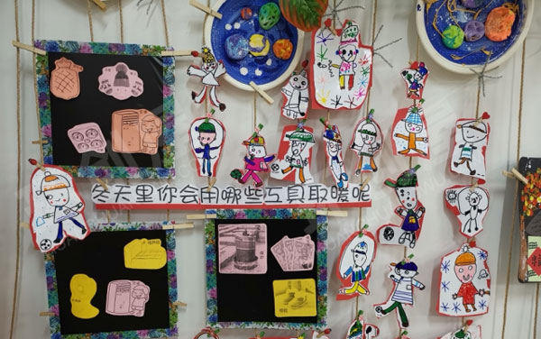 幼儿园主题墙彩绘作品墙图片