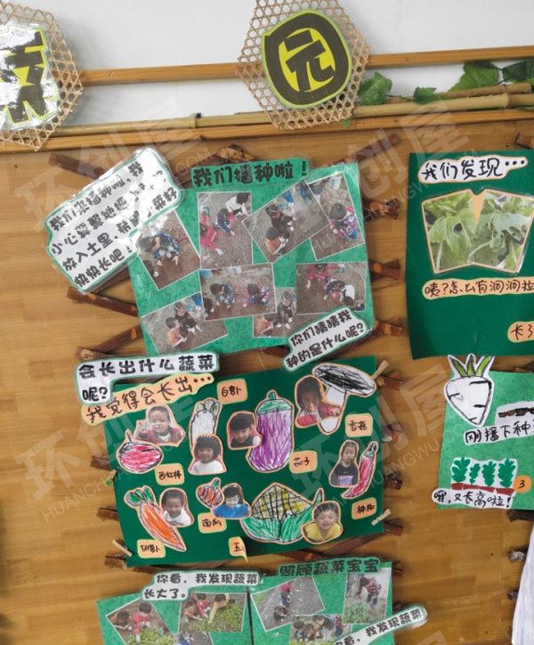 幼儿园主题墙蔬菜主题小菜园图片