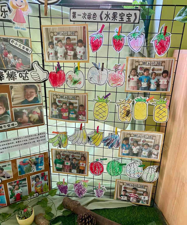 幼儿园主题墙我上幼儿园小清新风图片