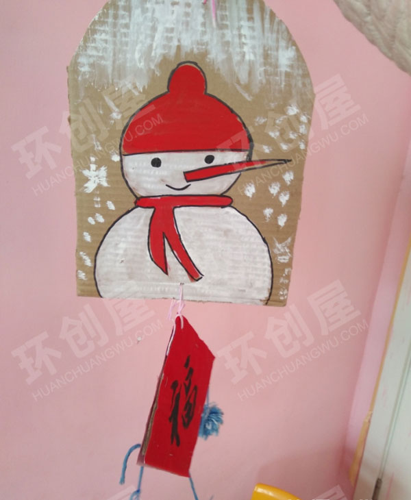 幼儿园冬季吊挂饰图片