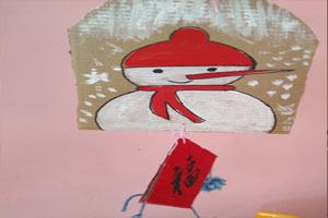 幼儿园冬季吊挂饰图片3张