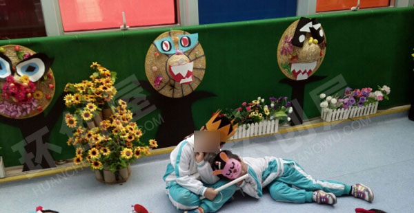 幼儿园大厅走廊戏剧活动环境剧场图片