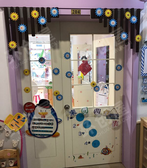 幼儿园春天来了教室门装饰图片