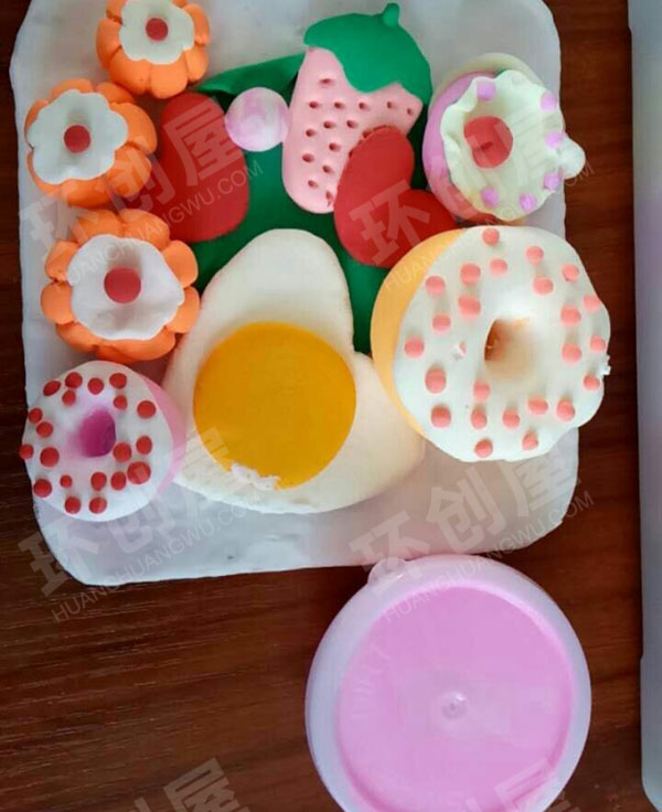 幼儿园作品展示超轻黏土作品图片