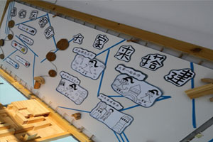 幼儿园建构区大家来搭建图片