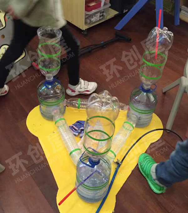 幼儿园科学区废物利用各种科学实验图片