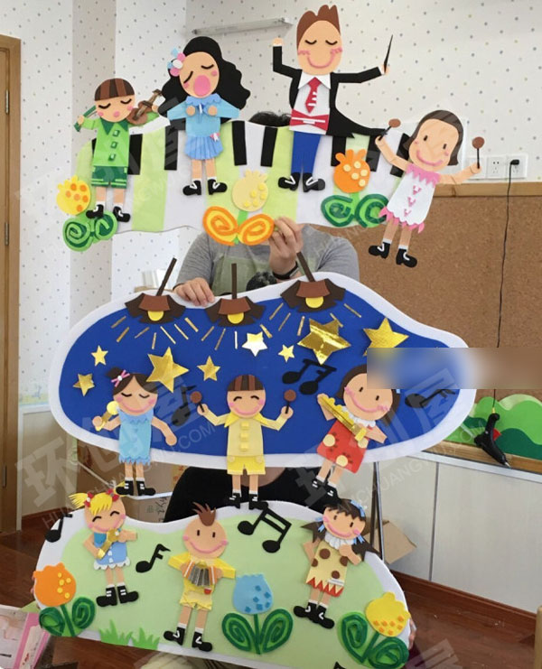 幼儿园角色游戏音乐活动我的一家人图片