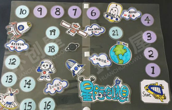 幼儿园益智区星际创想棋图片