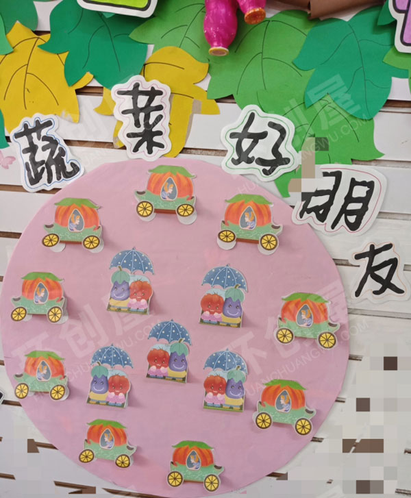 幼儿园香香的蔬菜主题墙图片