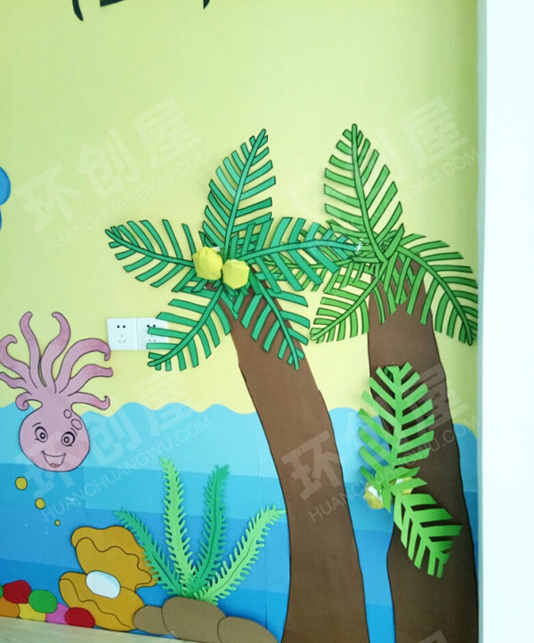 幼儿园大海海底世界主题墙图片