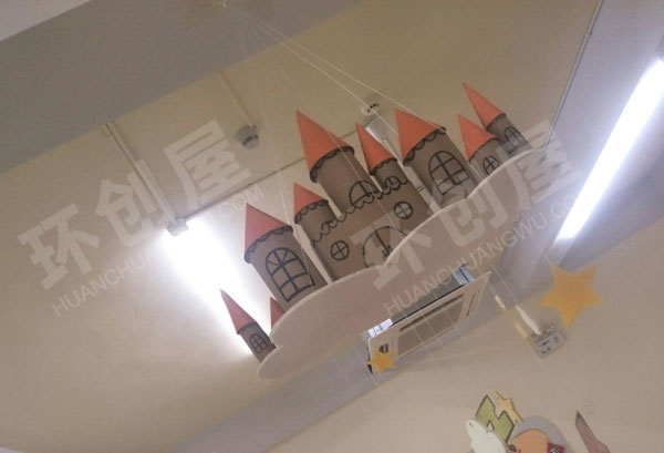 幼儿园废物利用卷纸芯创意挂饰图片