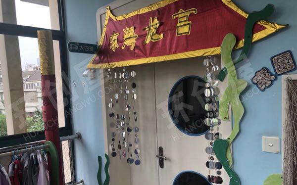 幼儿园六一游园教室西游记主题教室门图片