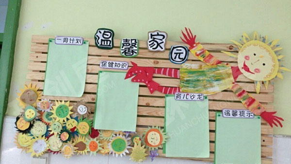 幼儿园卡通可爱装饰家园联系栏图片