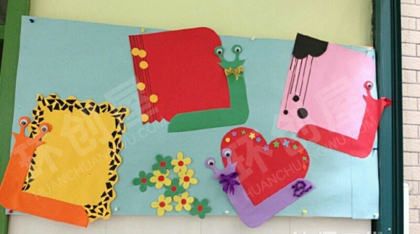 幼儿园卡通可爱装饰家园联系栏图片