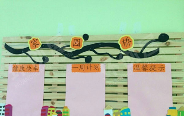 幼儿园卡通可爱装饰家园联系栏图片